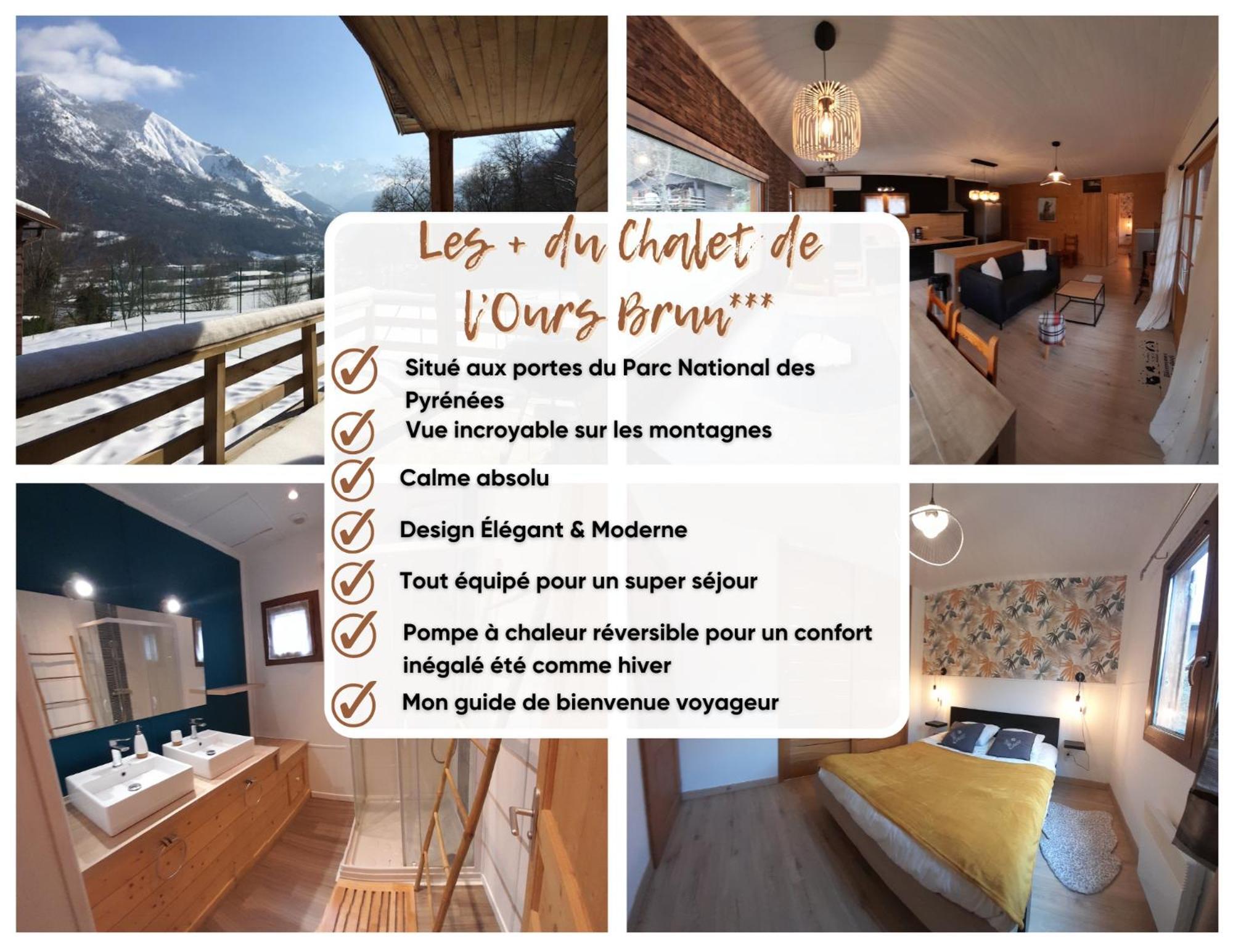 Chalet De L'Ours Brun, Gite 3 Etoiles Gere-Belesten Exteriér fotografie
